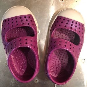 Purple Native Juniper Mary Janes - Size 4